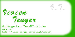 vivien tenyer business card